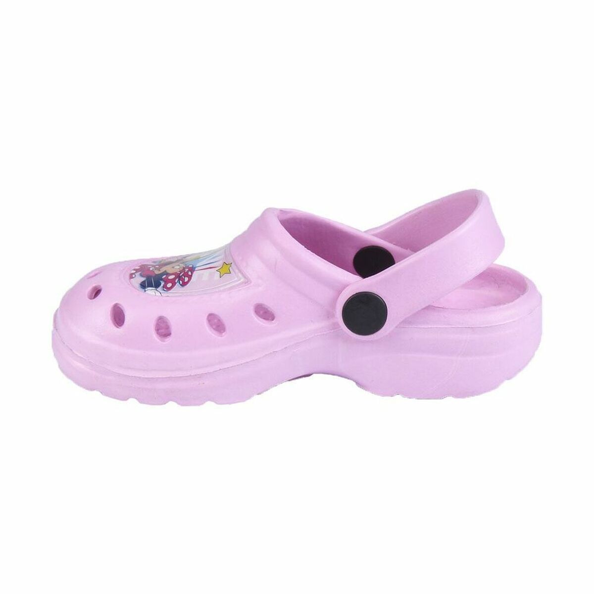 Pludmales krokšu apavi Minnie Mouse Rozā